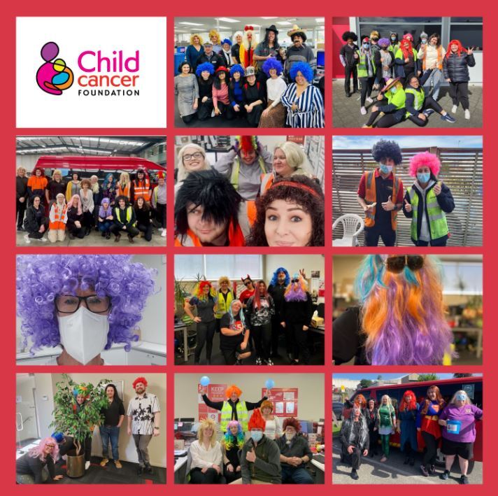 NZ Couriers - Child Cancer Wig Wednesday 2022